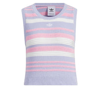 (WMNS) adidas originals Summer Knit Striped Tank Top Asia Sizing 'Purple White Pink' JI7053