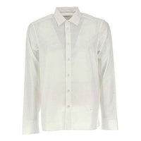 Men's KENZO Back Logo Printing Long Sleeves Shirt White 5CH8401FA-K01-BLANC