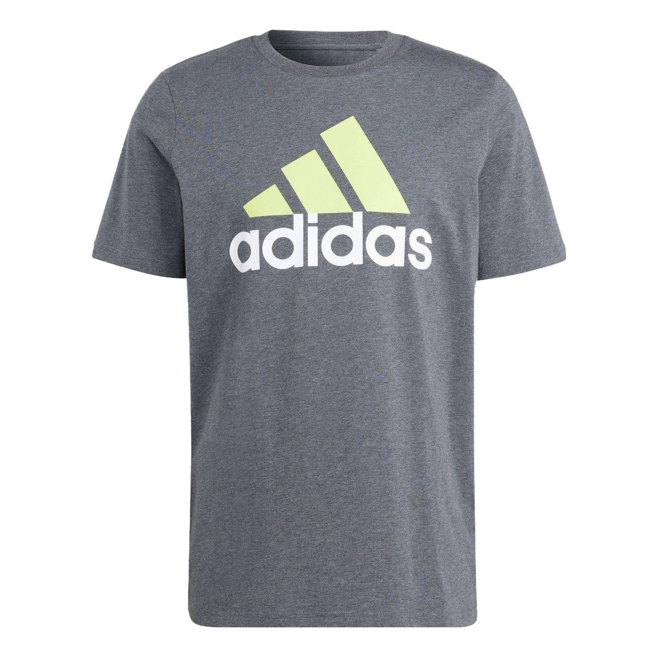 adidas Essentials Single Jersey Big Logo T-shirt Asia Sizing 'Grey' IJ8578