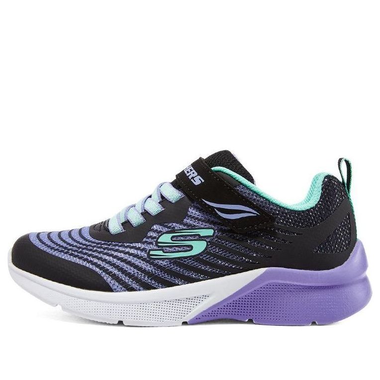 (GS) Skechers Girls Microspec Rejoice Racer 'Black Multi' 302349L-BKMT