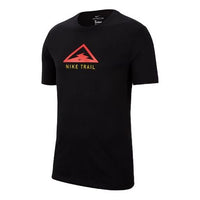 Nike Dri-FIT Trail Triangle Logo Short Sleeve Black CT3857-010