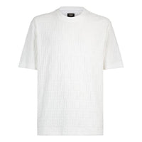 Men's FENDI Suede Short Sleeve White FY0936AA8AF0QA0
