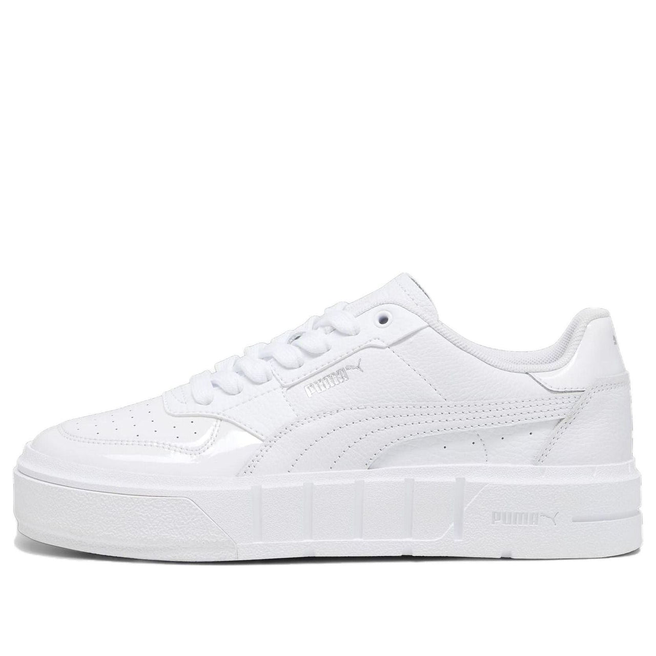 (WMNS) PUMA Cali Court Patent Shoes 'Triple White' 394755-02