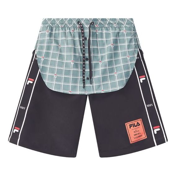 Men's FILA x MIHARA Casual Sports Shorts Black F71M038606F