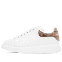 (WMNS) Alexander McQueen Oversized Sneaker 'White Burnt Pink Crocodile' 553770WICG69886