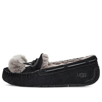 (WMNS) UGG Dakota Bow Pom 'Black' 1124030-BLK