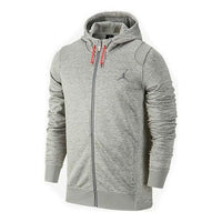 Air Jordan Hooded Fleece Jacket 'Grey' 637492-063