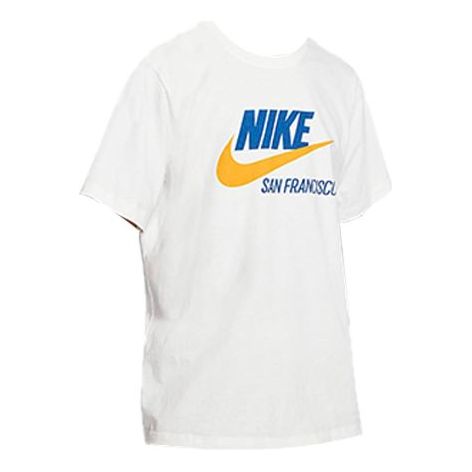 Nike Sportswear San Fransico Casual Short Sleeve White CW0855-100