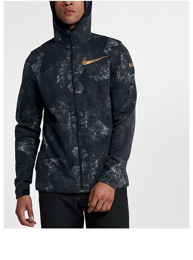 Nike LeBron Showtime Hoodie Black 857149-043