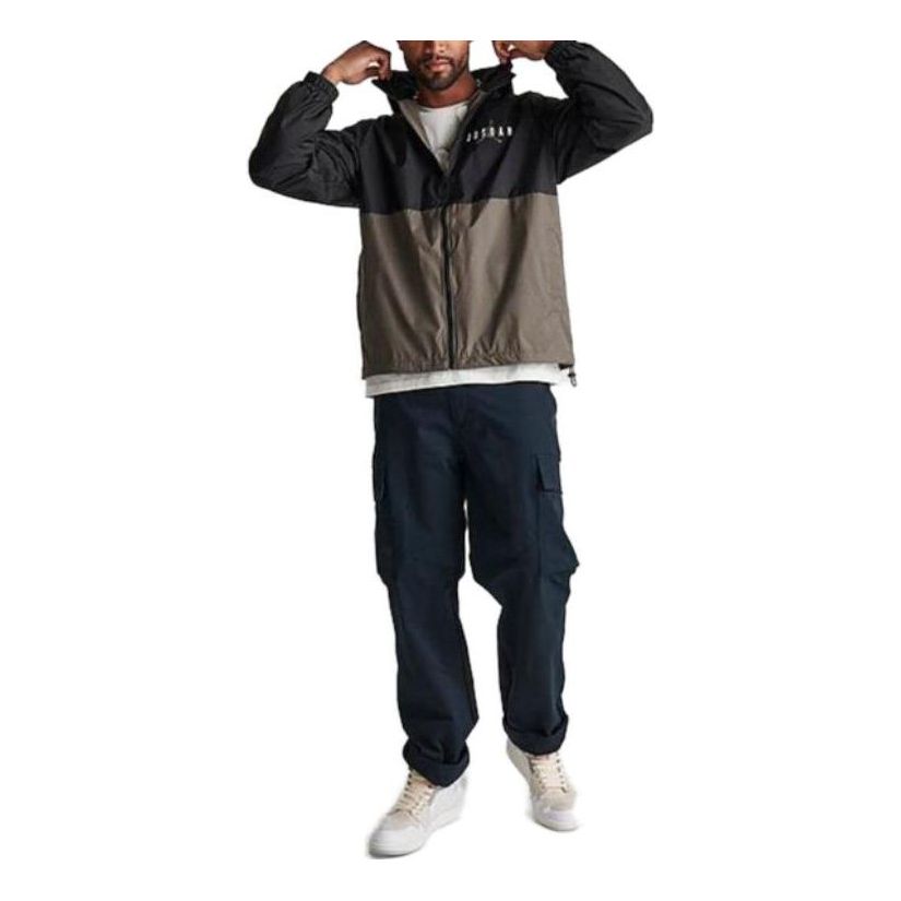 Air Jordan Essentials Woven Jacket 'Black Palomino' DV7650-010