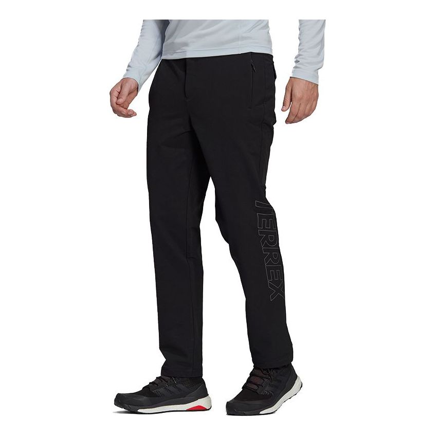 adidas Mtnlt Pants Outdoor Casual Sports Training Long Pants Black GR9974