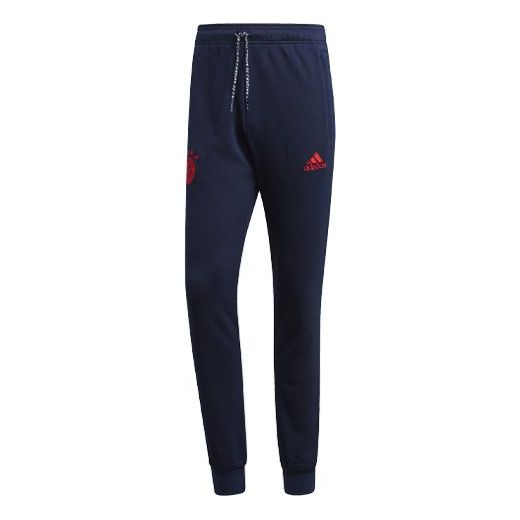 adidas Fc Bayern Bayern Munich Black Soccer/Football Sports Long Pants Navy Blue FI6231