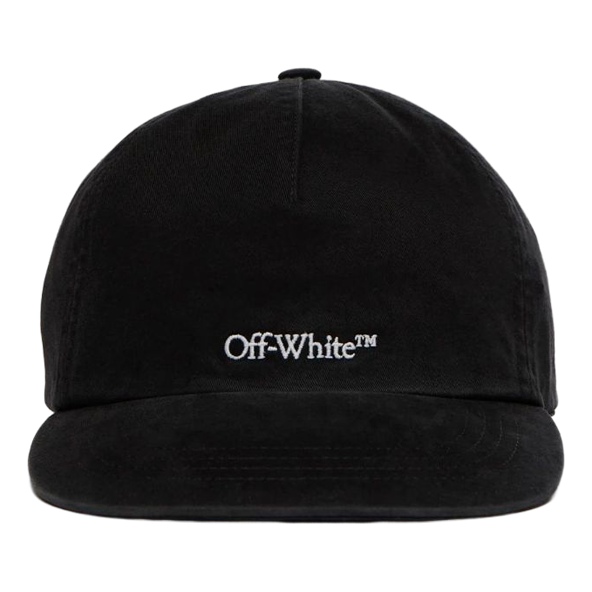Men's Off-White Logo Embroidered Black Cap CAP-16864851