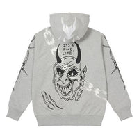 PALACE x Lotties Crossover Devil Hood Pattern Printing Loose Gray P20HD021