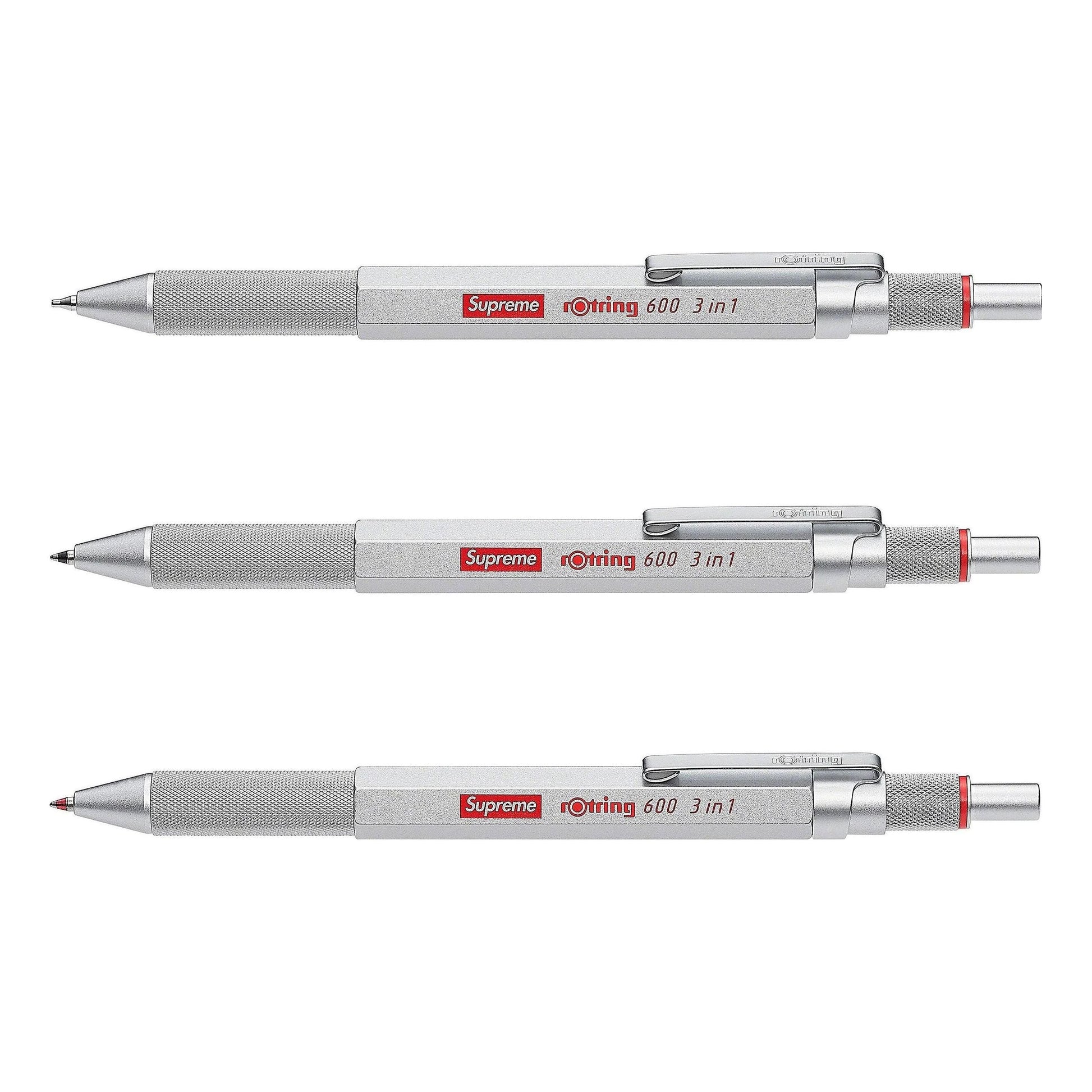 Supreme x rOtring 600 3-in-1 'Grey Red' ROTRING-600-3-IN-1