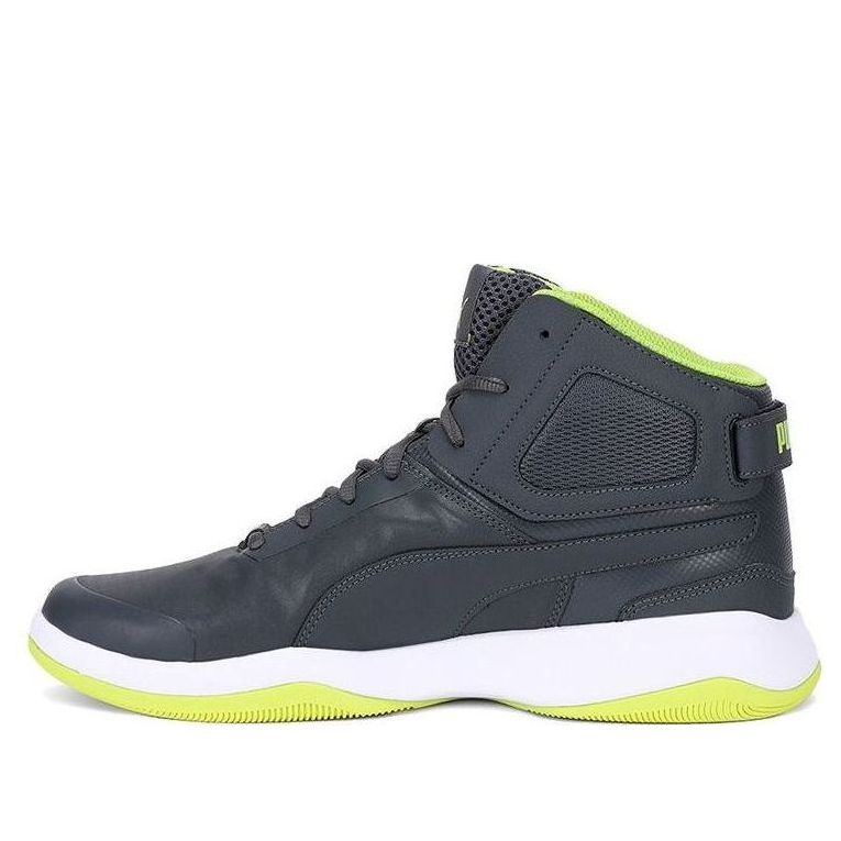 PUMA Rebound Bbx Mesh Idp Low Top Running Shoes Grey/Green/White 369710-06