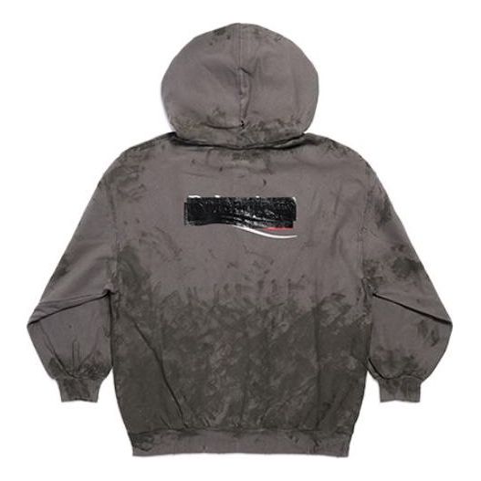 Balenciaga Gaffer Heavy Washed Zip-Up Hoodie Small Fit 'Grey' 720424TNVK51227