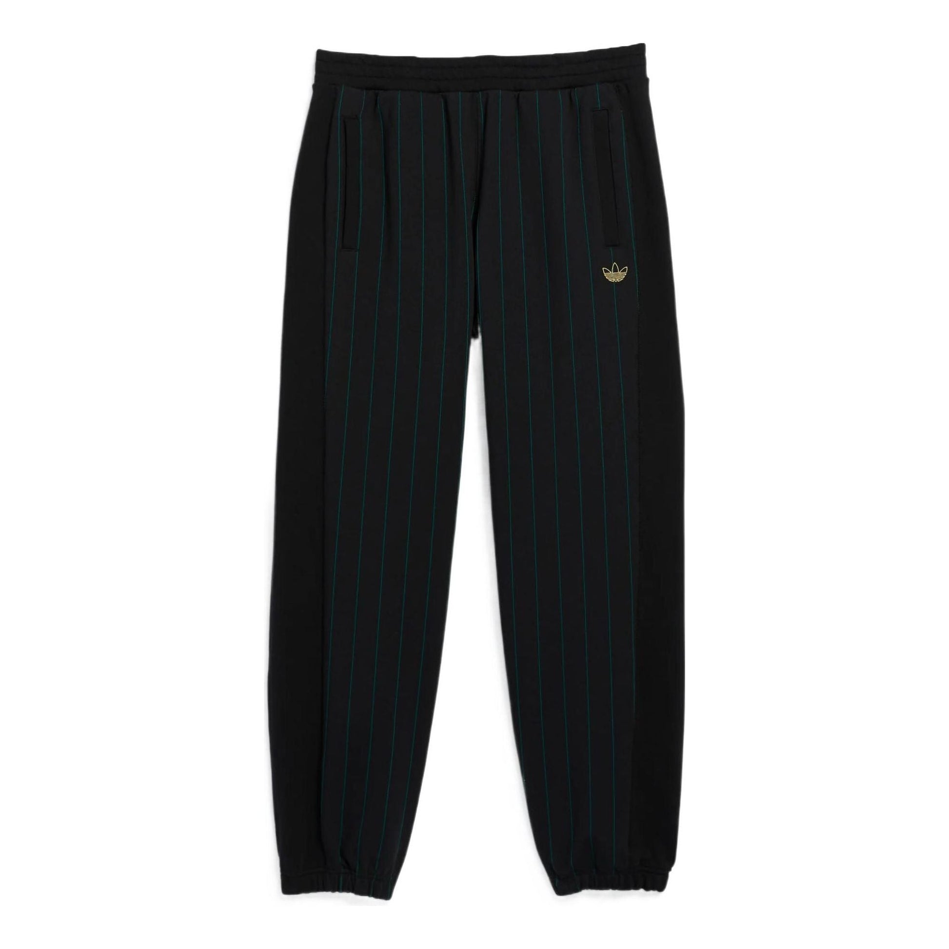 Men's adidas originals Stripe Bundle Feet Casual Sports Pants/Trousers/Joggers Black GR8788