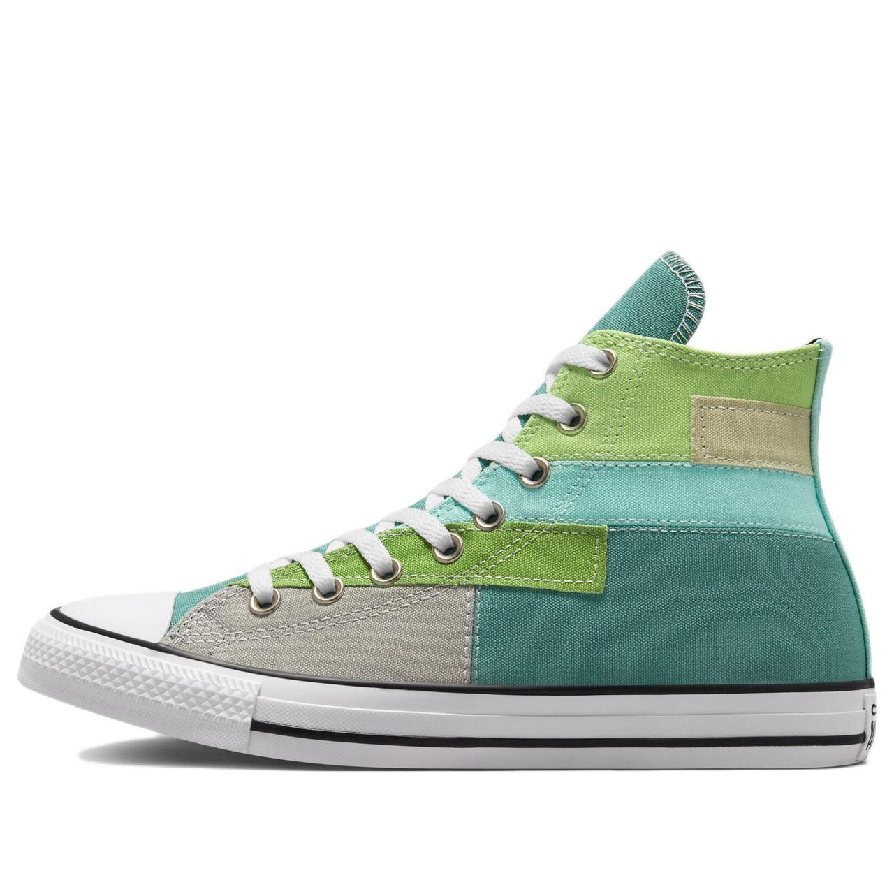 Converse Chuck Taylor All Star High 'Patchwork - Jade Unity' A02030F