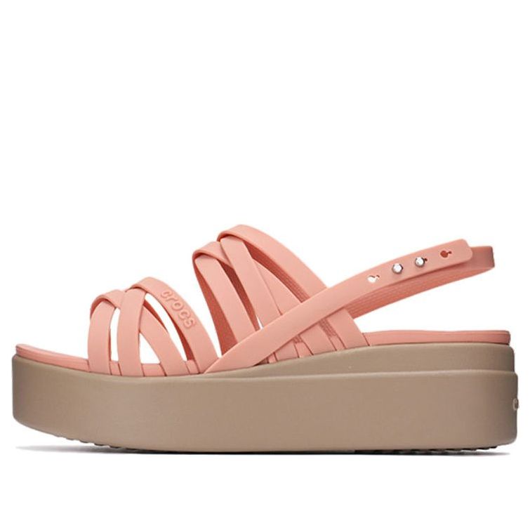 (WMNS) Crocs Thick Sole Cozy Fashion Sports Pink Sandals 206751-6RL
