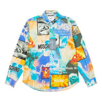 PALACE x Moschino Creative Pattern Contrasting Colors Long Sleeves Multicolor Shirt ZCA020113231277