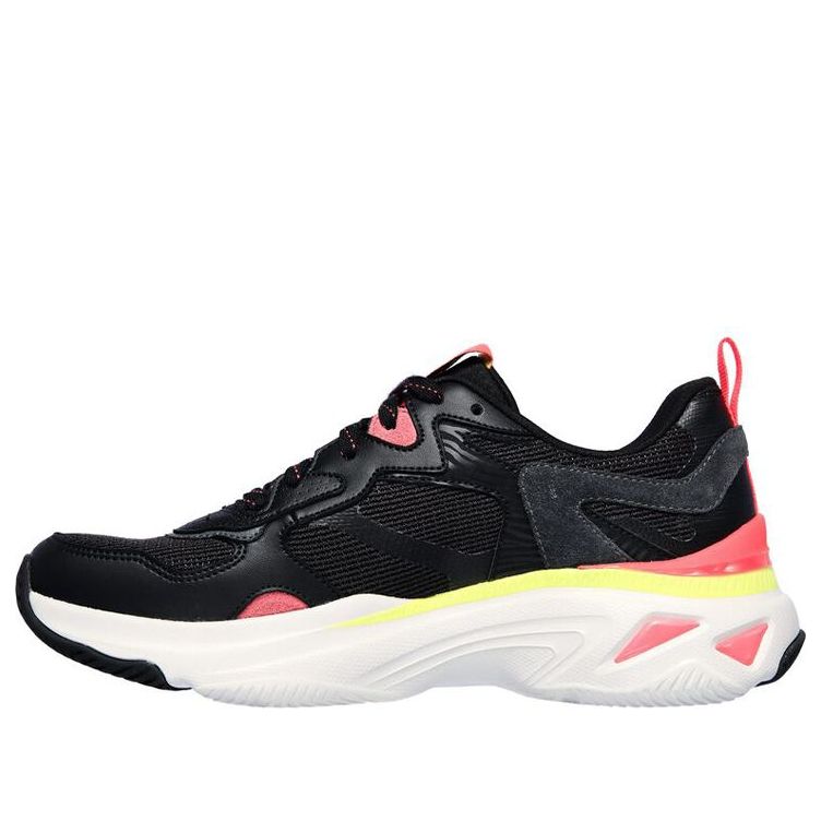 (WMNS) Skechers Energy Racer Low-Top Running Shoes Black/Red 149370-BKCL