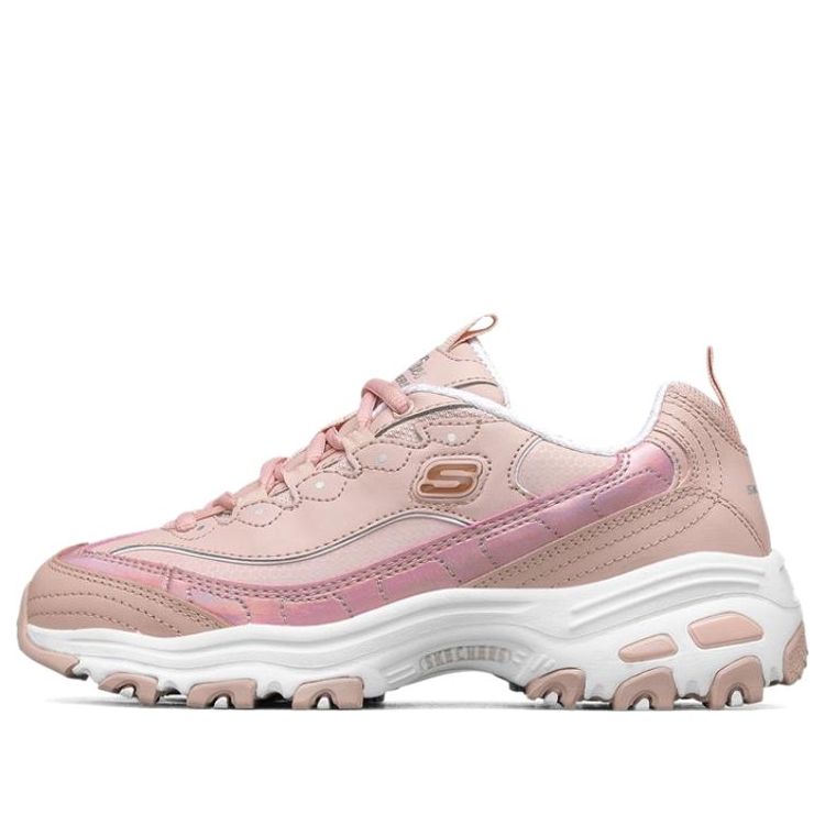(WMNS) Skechers D'lites 1.0 Running Shoes Pink 149242-MVE