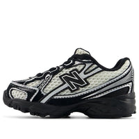 (TD) New Balance 740 Bungee Lace 'Black Rabbit Fur Gray' I7404RZ