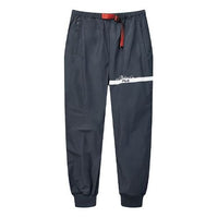 FILA x 3.1 Phillip Lim Crossover Contrasting Colors Belt Woven Sports Pants Blue F11M026806F-NV