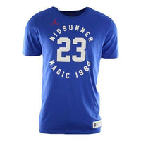 Men's Air Jordan Sports Short Sleeve Blue T-Shirt AV5990-480