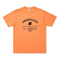 UNDEFEATED All-American Tee Alphabet Printing Unisex Orange 80096-ORANGE