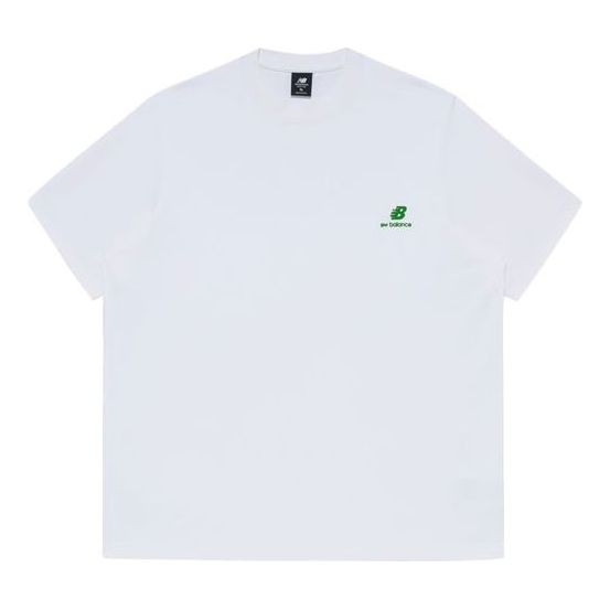 New Balance x Nice Rice Logo Tee Asia Sizing 'White' AMT22380-WT