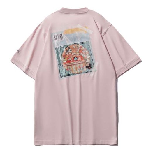 Li-Ning x Disney Printing Round-neck Pink AHSR214-2
