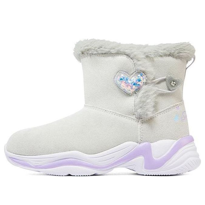 (GS) Skechers Lite Styles 'Beige Purple' 303050L-GYLV