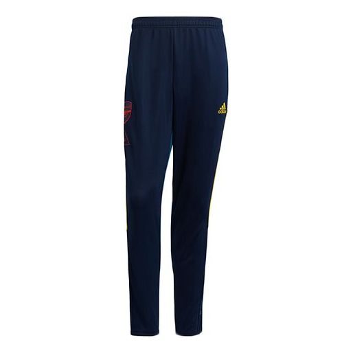 adidas x Crossover Afc Hu Tr Pnt Arsenal Soccer/Football Colorblock Sports Long Pants Blue GK7836