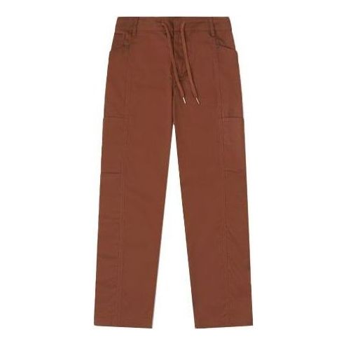 (WMNS) Converse Drawstring Skate Pants Asia Sizing 'Brown' 10026556-A02