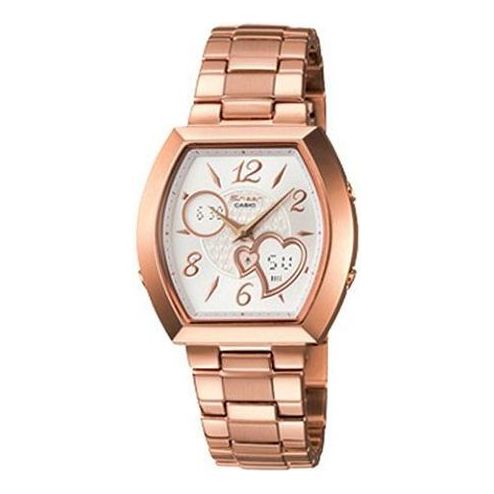 CASIO SHEEN Waterproof Stainless Steel Strap Gold Analog SHN-6007G-7ADR