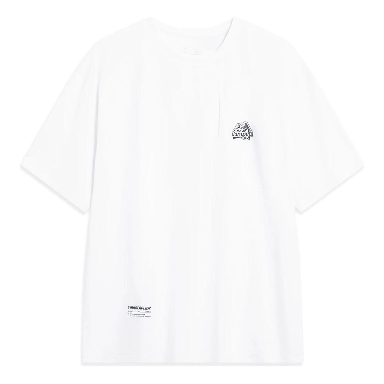 Li-Ning Counterflow Graphic T-shirt 'White' AHST721-1
