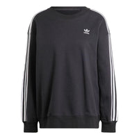 (WMNS) adidas originals Adicolor Classics Oversized Sweatshirt Asia Sizing 'Black' IK6605