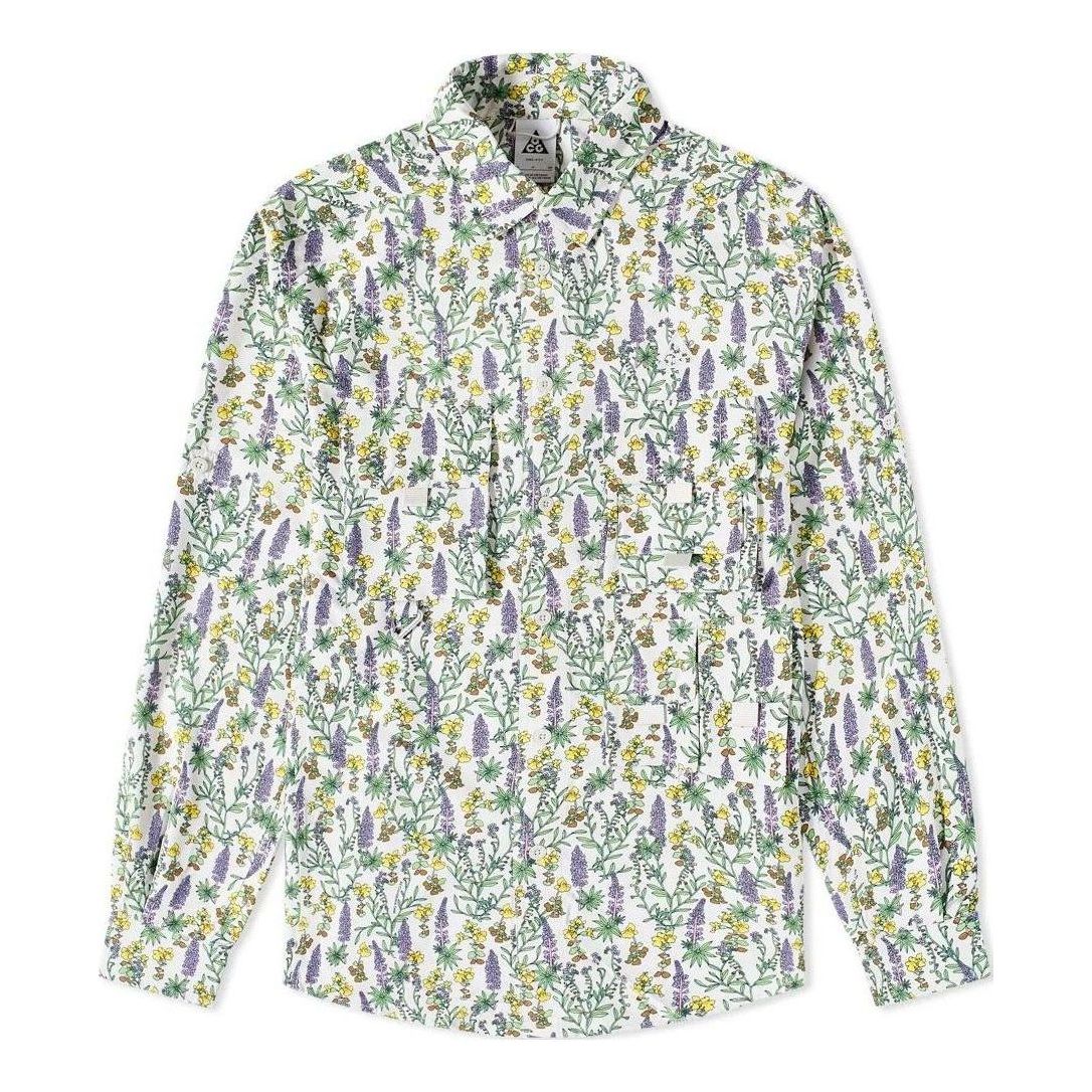 Nike Dri-FIT ACG UV Allover Print Top 'Snowgrass - Light Bone' DN3941-072