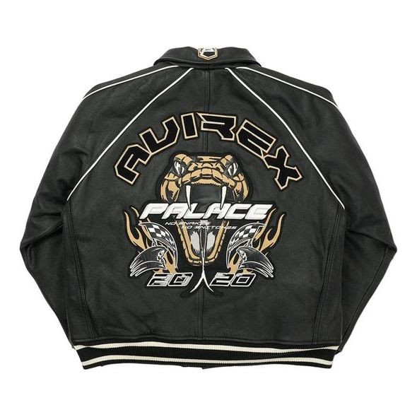 PALACE Embroidered Unisex Black Jacket P19JK200