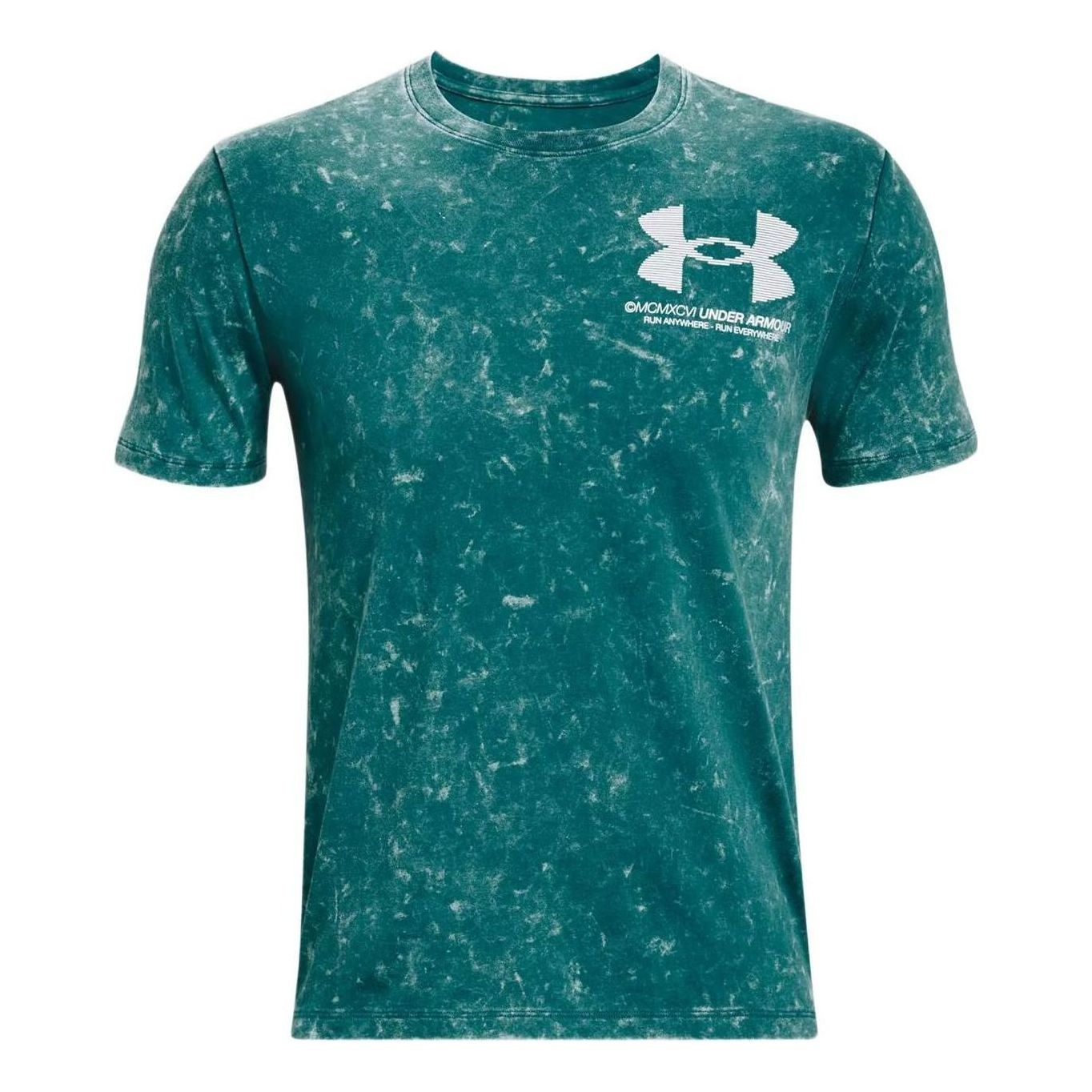 Under Armour Run Anywhere Logo T-shirt 'Teal' 1372590-452