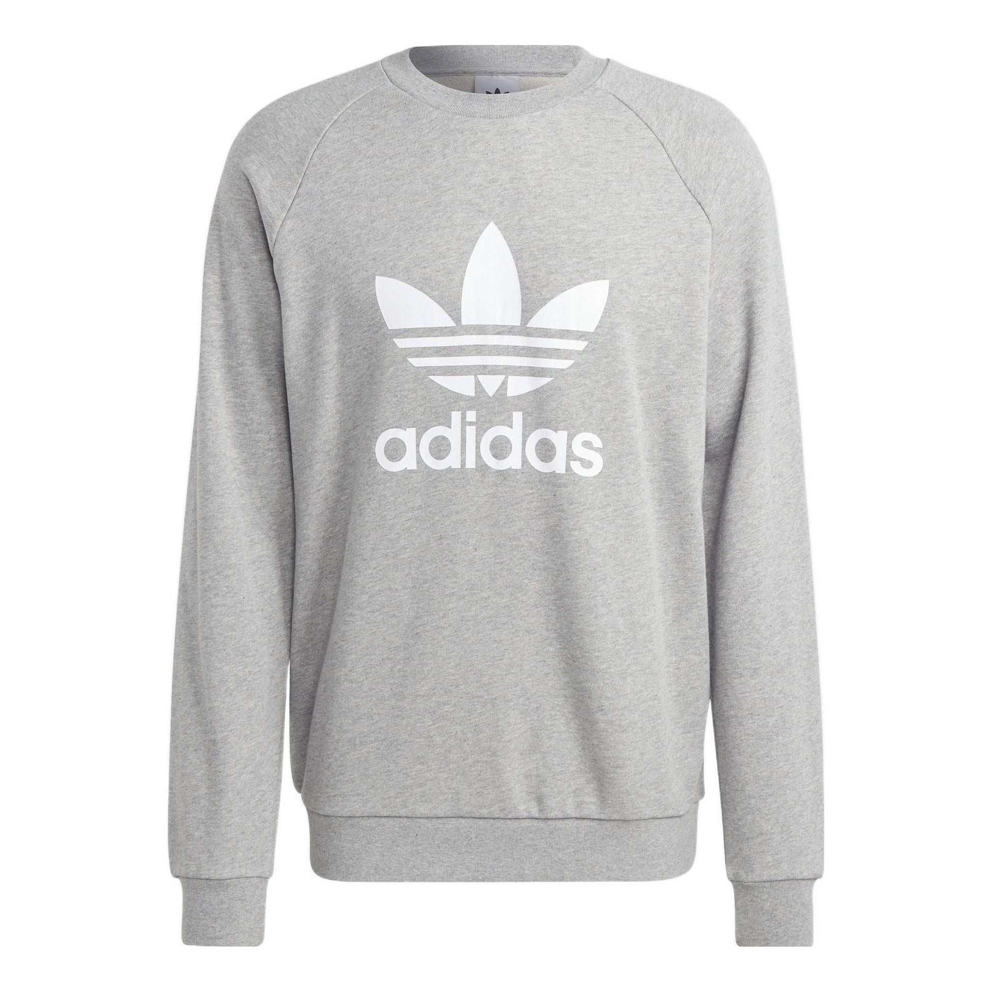 adidas originals Adicolor Classics Trefoil Crewneck Sweatshirt 'Grey' IA4857