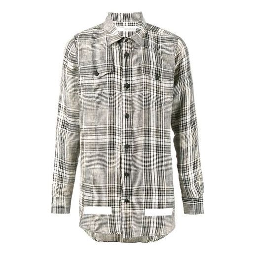 Off-White Men's Multicolor Cotton Shirt Beige OMGA001S173870429901