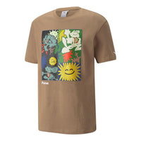 PUMA Adventure Planet Graphic Tee 'Brown' 533485-63