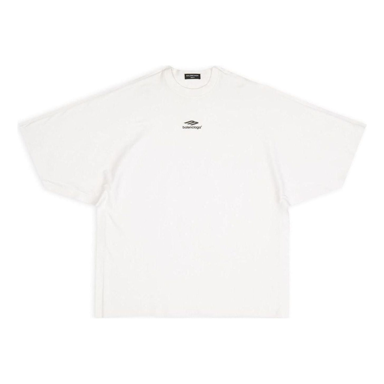 Balenciaga 3B Sports Icon Flat T-Shirt 'Ecru' 704032TMVJ70978
