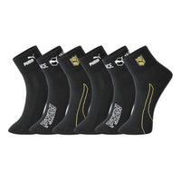 PUMA Casual Socks 3 Pack 'Black White Gold' 701223997-001