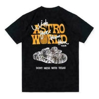 Travis Scott Unisex Cactus Jack Astro World Printing Black TC-96