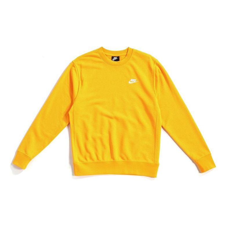 Nike Sports Loose Round Neck Pullover Yellow BV2667-739