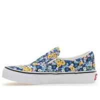 (GS) Vans Slip-On Floral Shoes 'Blue Yellow' VN0A7Q5GAS2